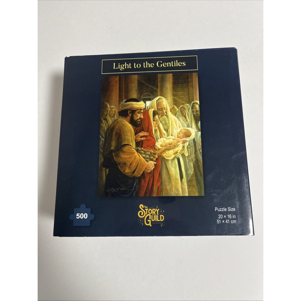 Light to the Gentiles‎ 500 Piece Jigsaw Puzzle Story Guild New Greg Olsen